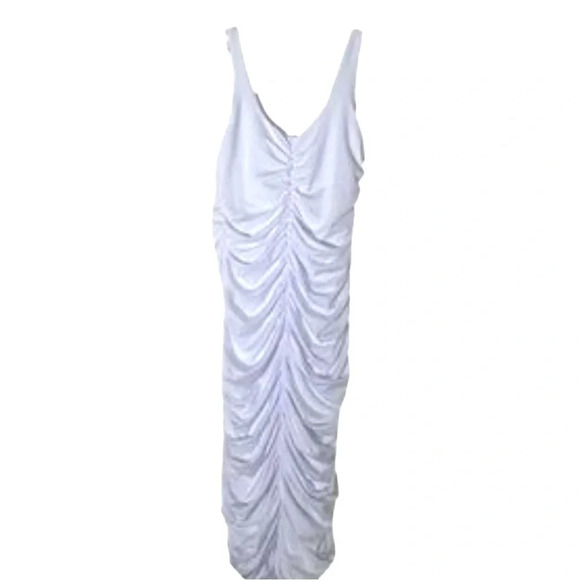 NWOT Women’s Sleeveless Ruched BodyCon Dress - Picture 1 of 4